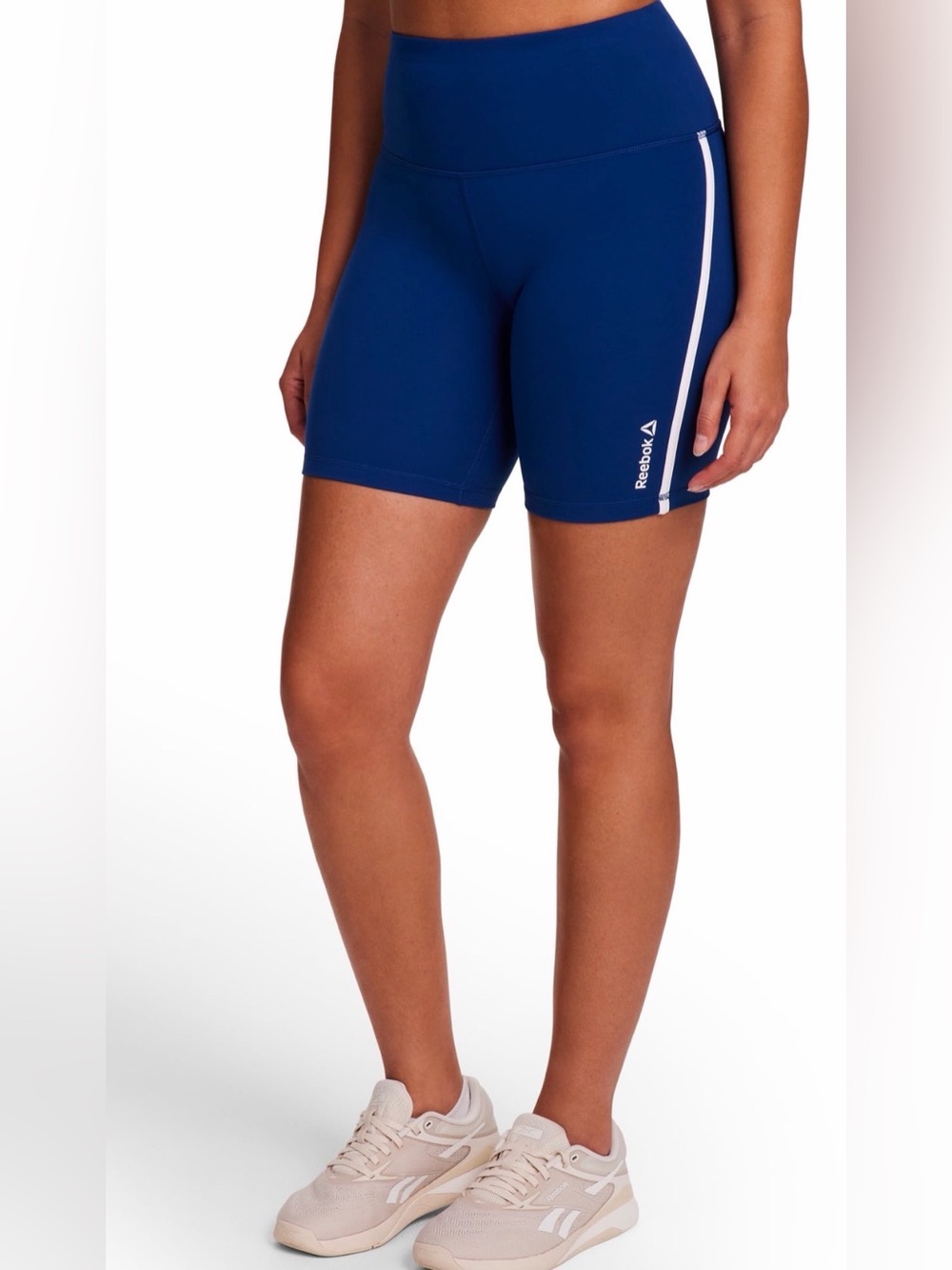 (495)Reebok Women's Activewear High Rise Shorts